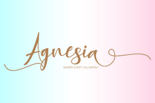 Agnesia: A Sweet Script Font for Campaigns