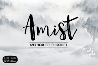 Amist Font: A Handwritten Typeface for Makers