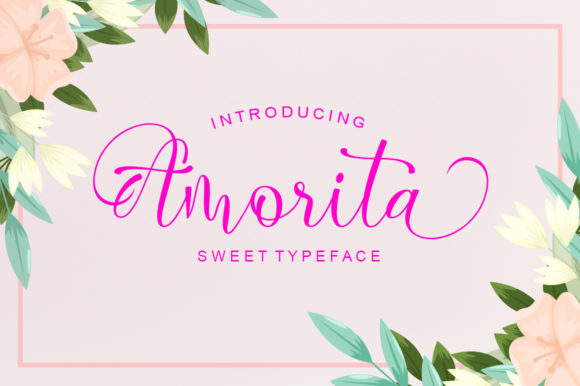 Amorita: A Modern Script Font for Crafters