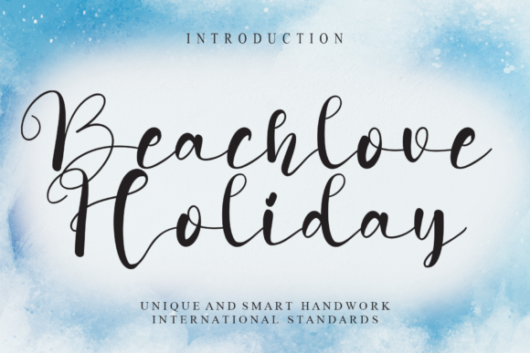 Beachlove Holiday: A Script Font for Web Design
