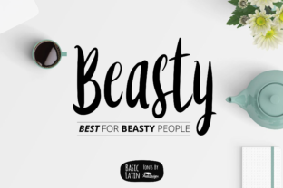 Beasty Font: Playful Handwritten Type for Makers