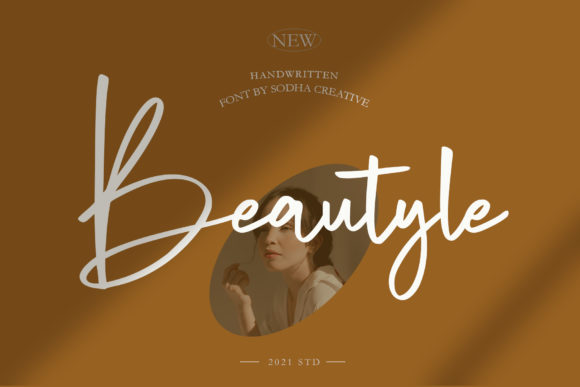 Beautyle: A Modern Script Font for Crafters