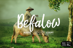 Befalow Font: A Brush Typeface for Bold Campaigns