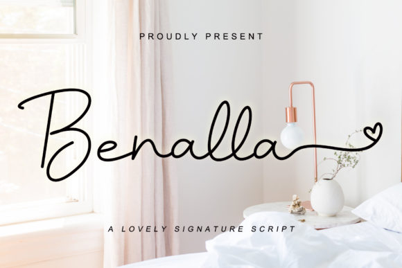 Benalla: A Natural Script Font for Elegant Branding