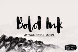 Bold Ink: A Handwritten Typeface for Editorial Impact