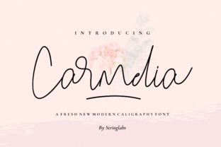 Carmelia Font: Elevating Web Design with Modern Script