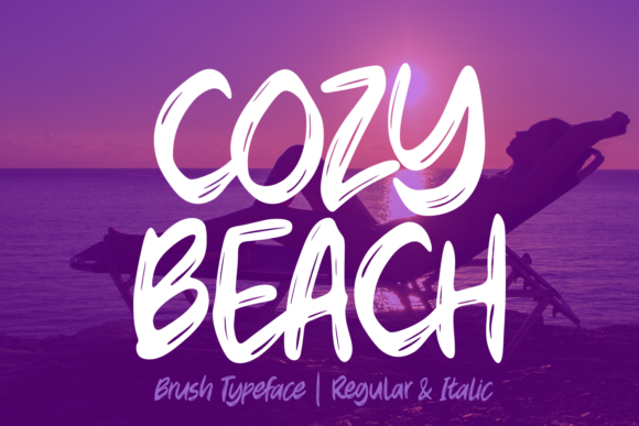 Cozy Beach: A Relaxed Script Font for Crafters