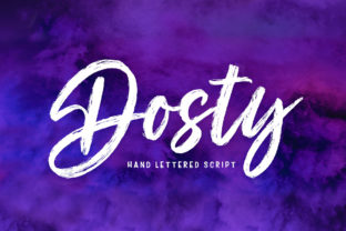 Dosty Typeface: Elegant Script for Branding