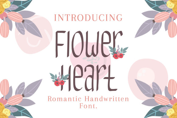 Flower Heart: A Script Font for Business Branding