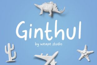 Ginthul: A Playful Handwritten Font for Joyful Branding