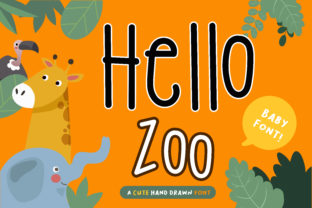 Hello Zoo: A Cute Handwritten Font for Branding