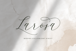 Larosa: A Modern Handwritten Font for Editorial Design