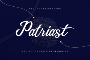 Patriast: A Charming Script Font for Editorial Design