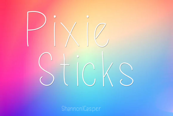 Pixie Sticks: A Playful Script Font for Web Design