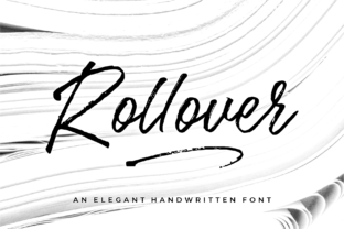 Rollover Font Review: Bold Script for Web Headers