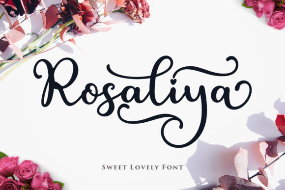 Rosaliya: A Fresh Script Font for Editorial Design