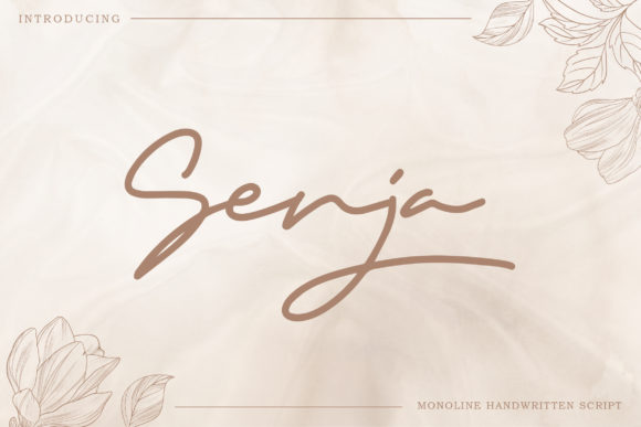Senja: The Authentic Script Font for Crafters