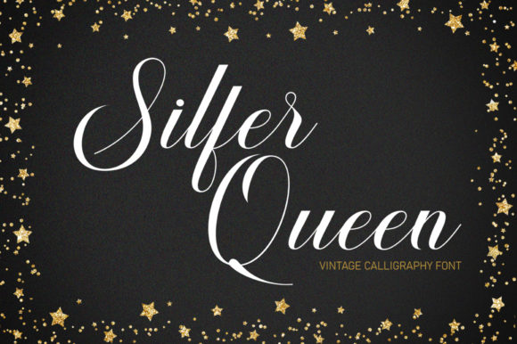 Silfer Queen: A Vintage Script Font for Elegant Editorial Design