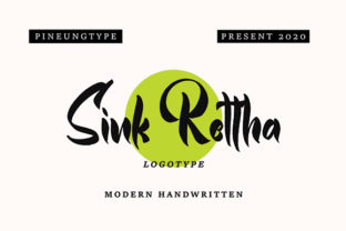 Sink Rettha: A Bold Script Font for Branding