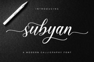 Subyan Typeface: Elevating Brand Identity with Dynamic Script