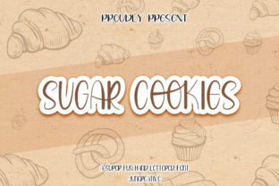 Sugar Cookies: A Sweet Handwritten Font for Editorial Design