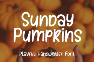 Sunday Pumpkins: A Playful Script Font for Business