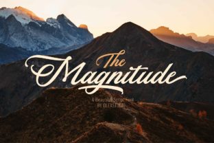 The Magnitude: A Vintage Script Font for Modern Web Design