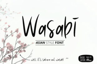 Wasabi: A Modern Handwritten Font for Editorial Design